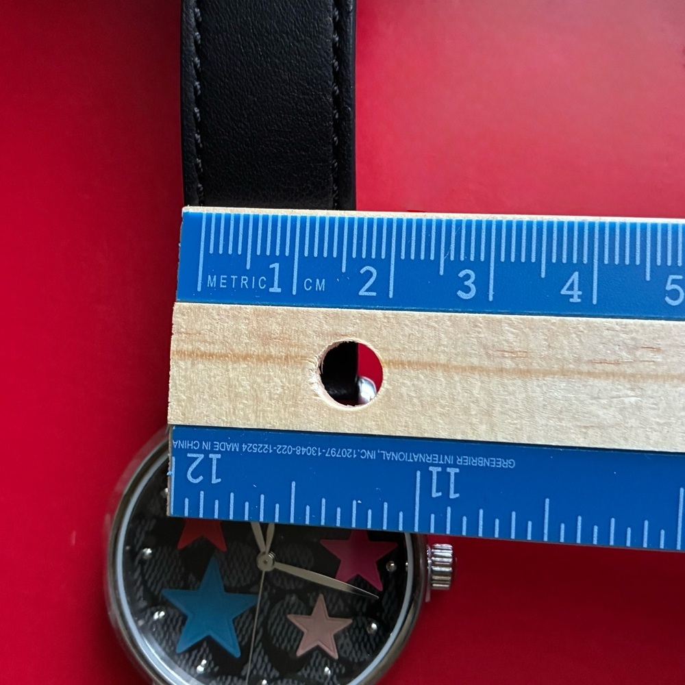 COACH Watch,Coach Black Watch with Colorful Stars - Picture 13 of 14